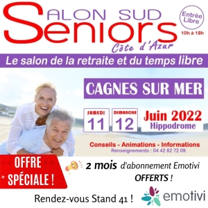 Emotivi au Salon Sud Séniors Côte d'Azur à Cagnes sur Mer